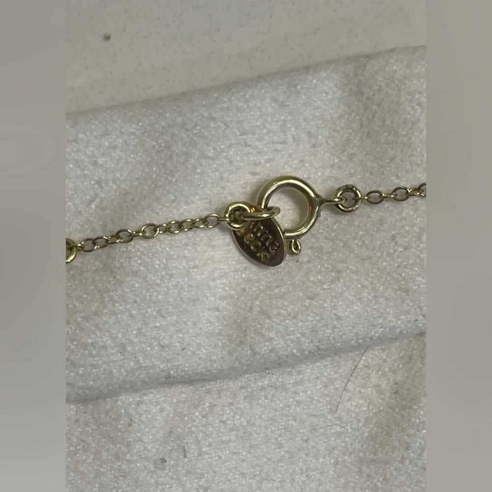 Elegant Anna Beck Gold Over Sterling Silver Station Necklace - Picture 5 of 7